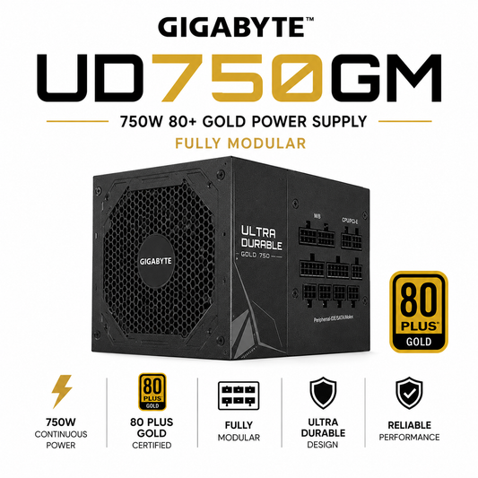 GIGABYTE UD750GM 750W 80+ GOLD PSU Fully Modular (GP-UD750GM)