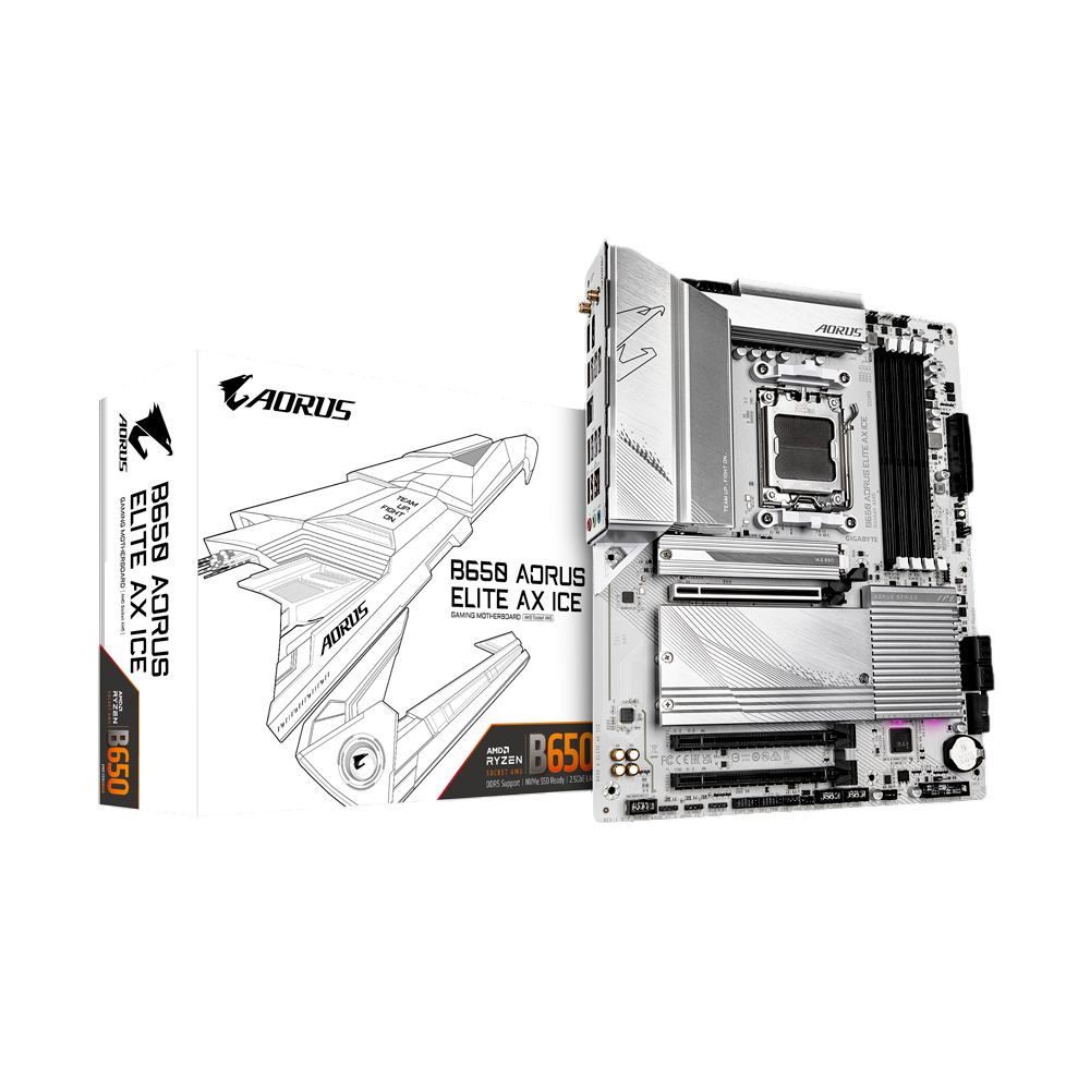 GIGABYTE B650 AORUS ELITE AX ICE WHITE