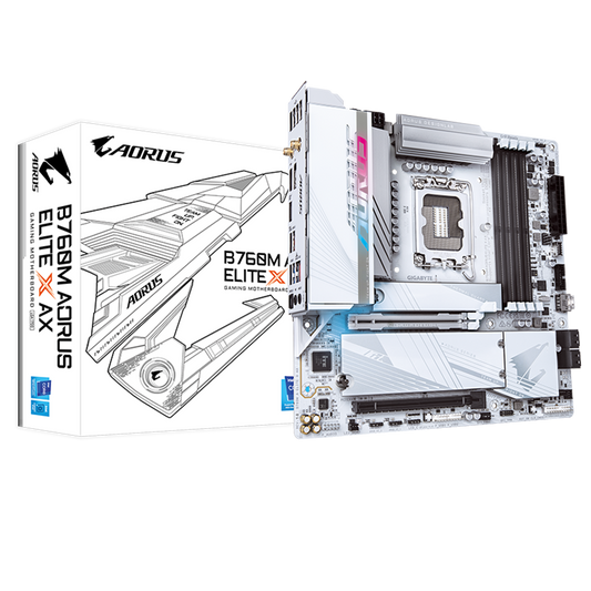 Gigabyte B760M Aorus ELITE X AX DDR5 LGA1700 Motherboard