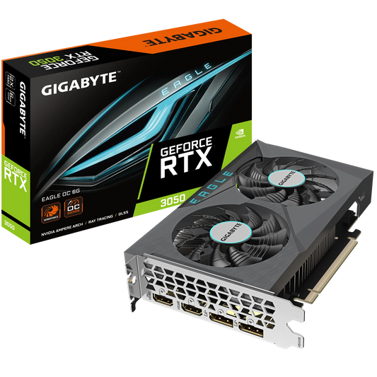 GIGABYTE GEFORCE RTX 3050 EAGLE OC 6GB VGA CARD