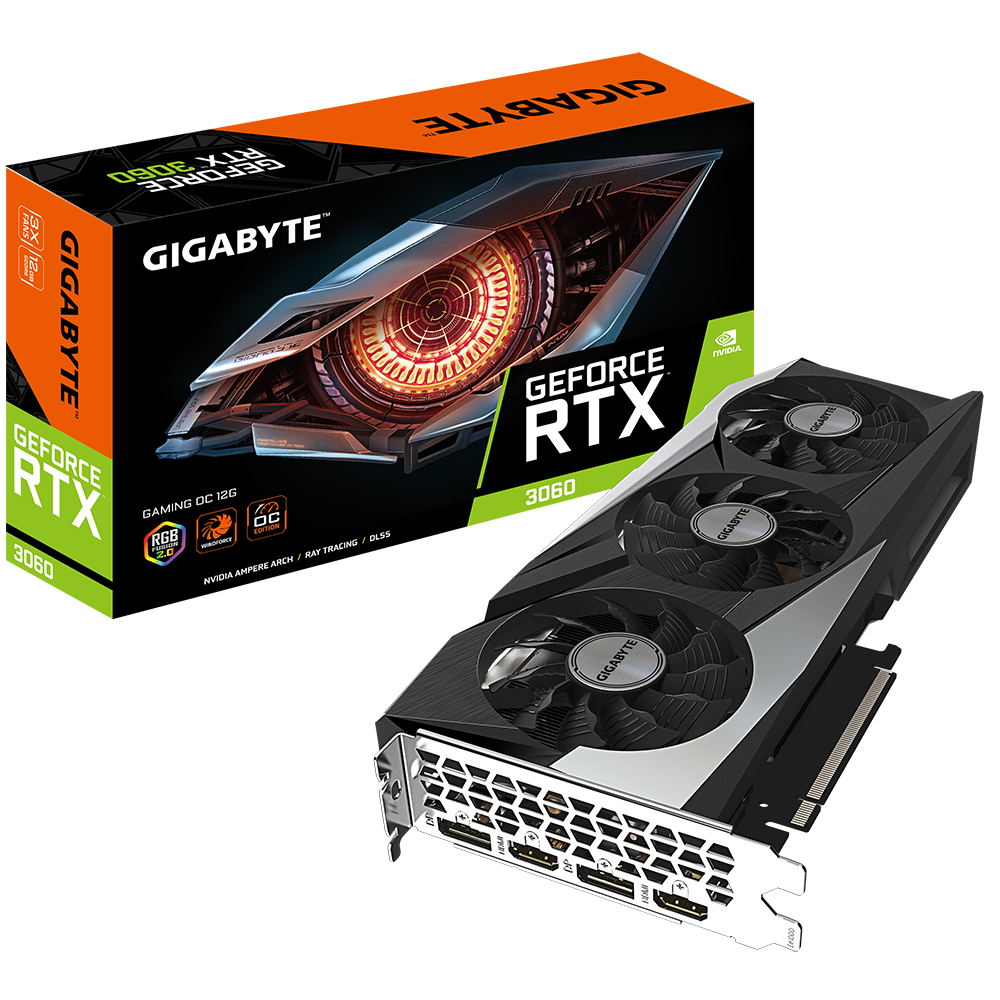 GIGABYTE GeForce RTX 3060 GAMING OC 12G [LHR VERSION]