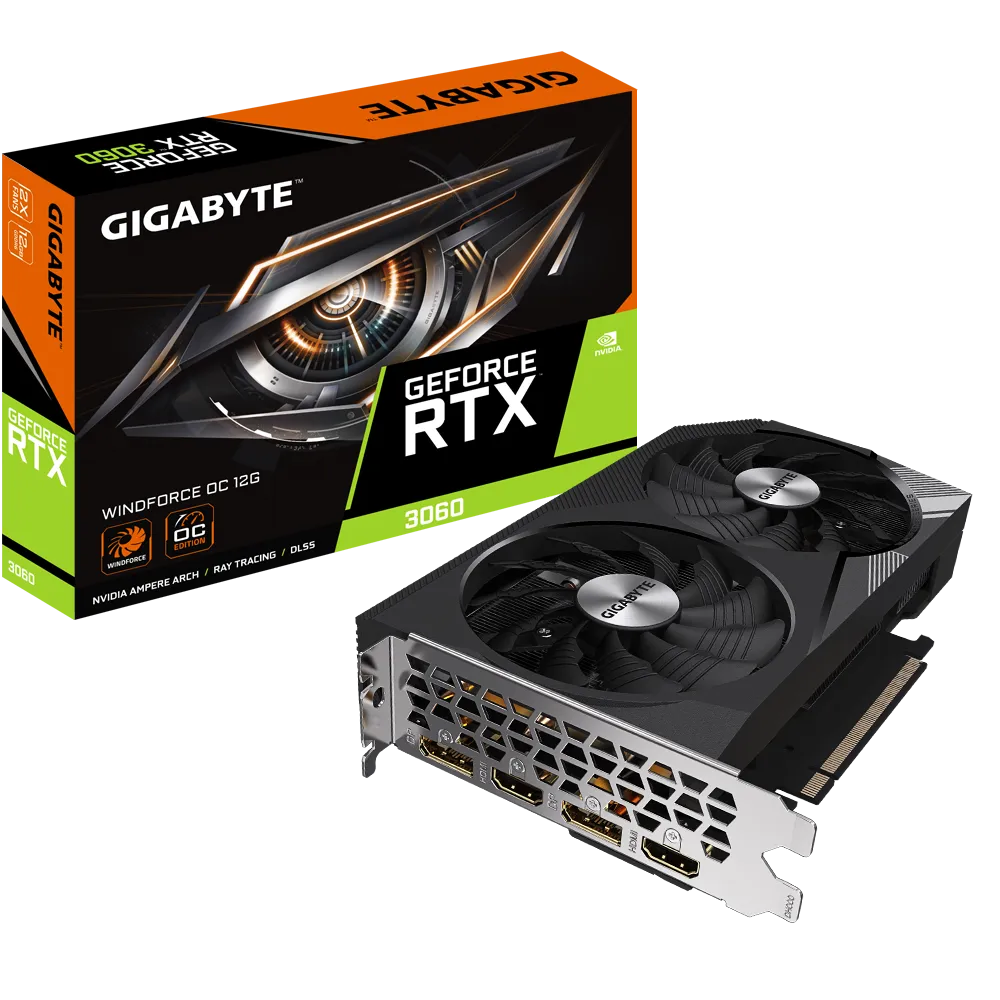 GIGABYTE GeForce RTX 3060 WINDFORCE OC 12GB