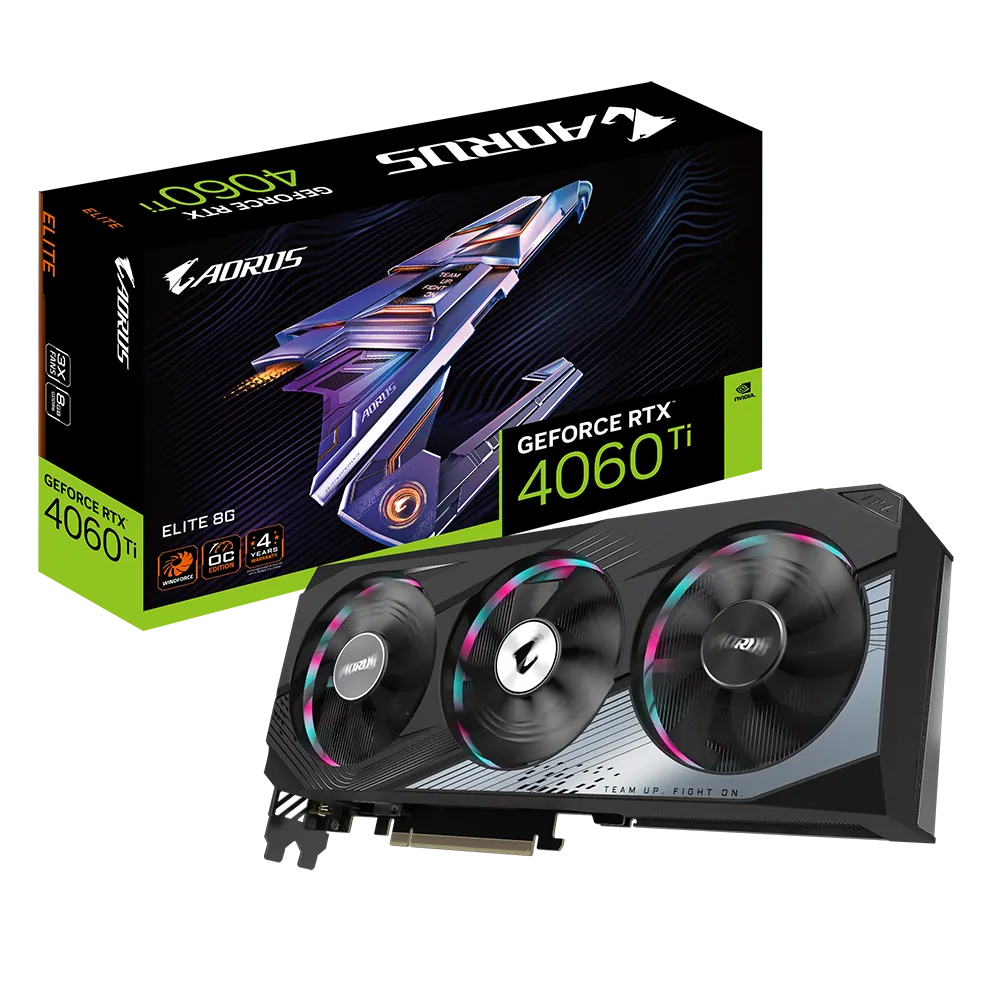 GIGABYTE GeForce RTX 4060 TI AORUS ELITE 8G