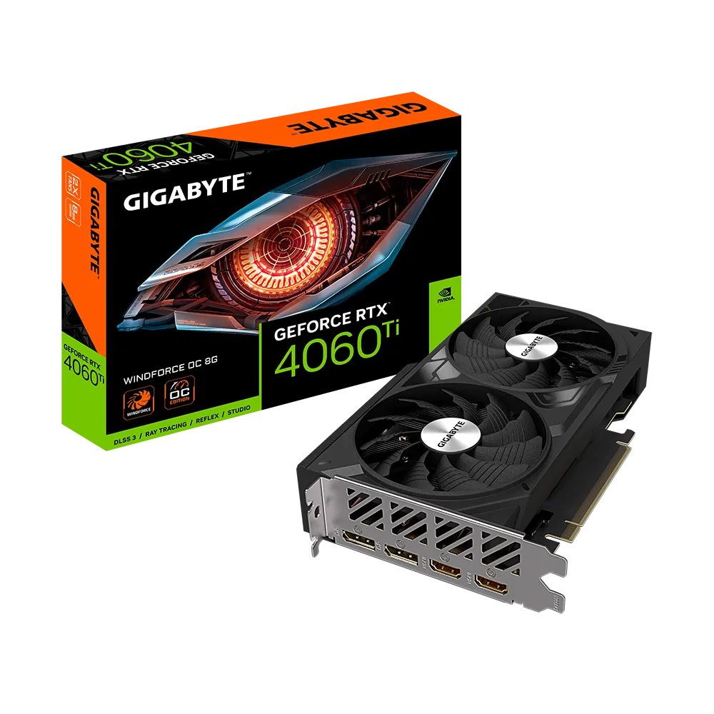 GIGABYTE GeForce RTX 4060 TI WINDFORCE OC 8G