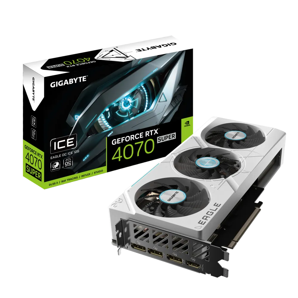 GIGABYTE GeForce RTX 4070 SUPER EAGLE OC ICE 12GB