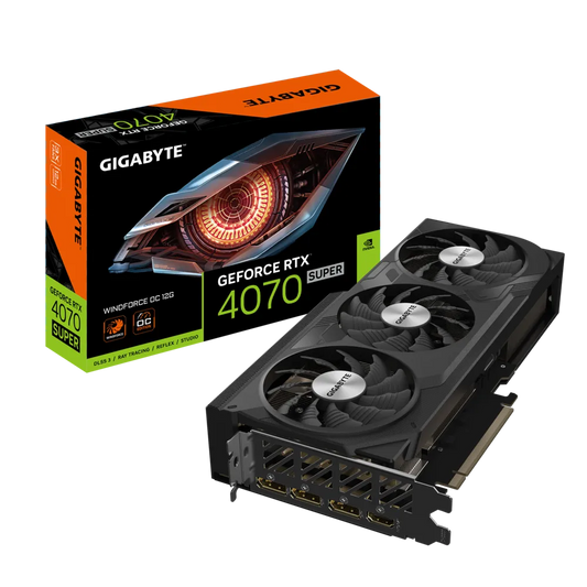GIGABYTE GeForce RTX 4070 SUPER WINDFORCE OC 12GB