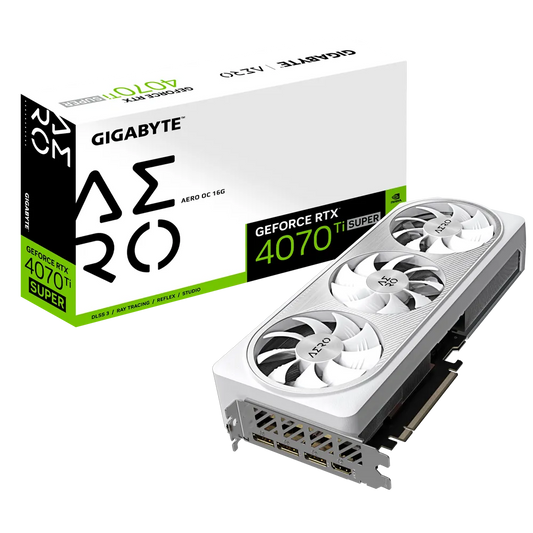 GIGABYTE GeForce RTX 4070 Ti SUPER AERO OC 16G