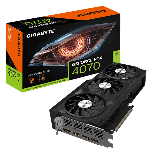 GIGABYTE GeForce RTX 4070 WINDFORCE OC 12GB