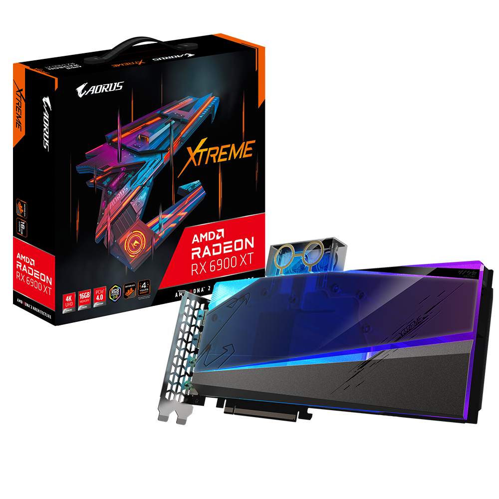 GIGABYTE RADEON AORUS RX 6900XT XTREME WATERFORCE WB 16G