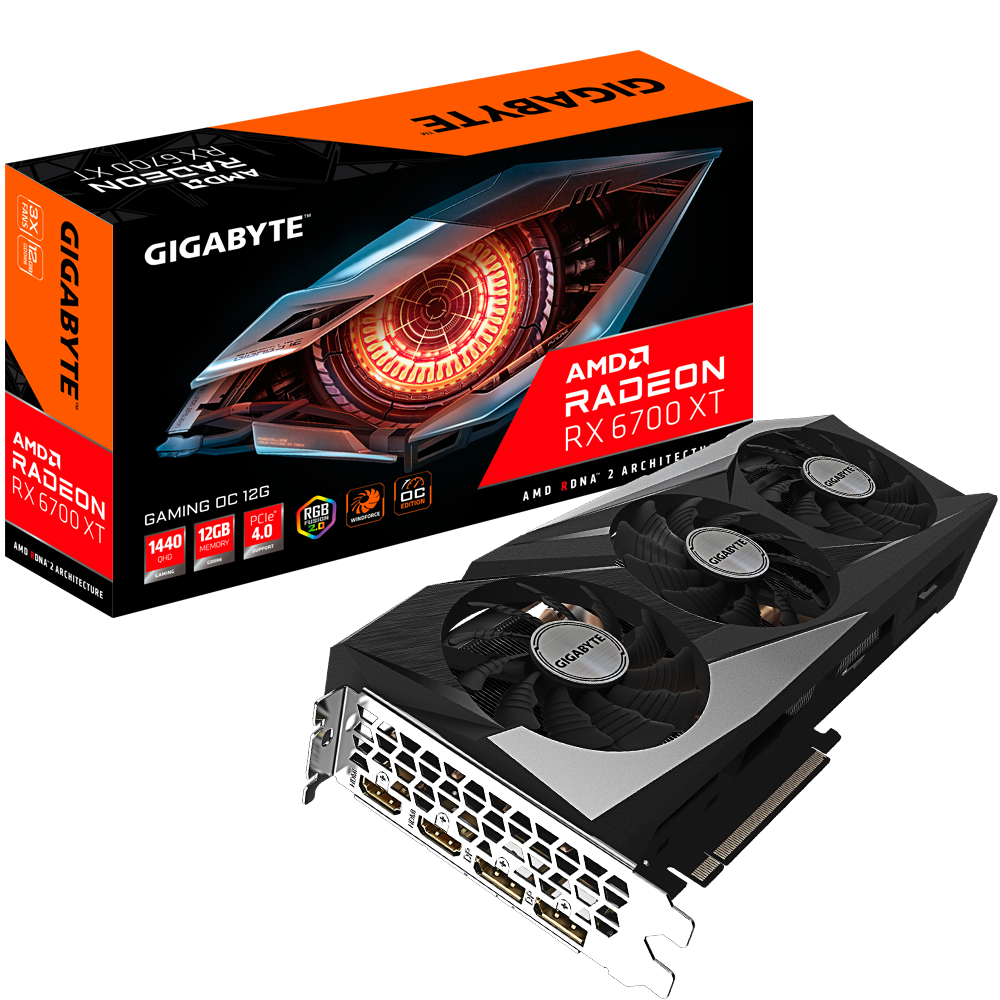 GIGABYTE RADEON RX 6700 XT GAMING OC 12G
