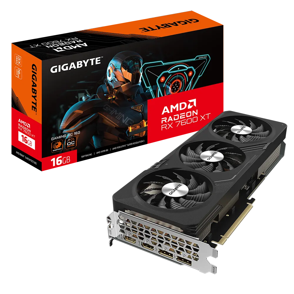 GIGABYTE RADEON RX 7600XT GAMING OC 16GB VGA