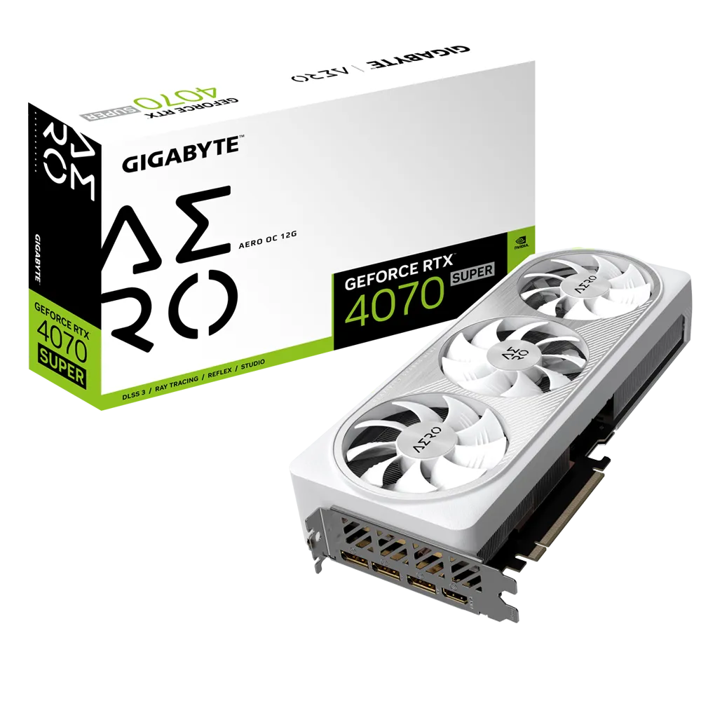 GIGABYTE RTX 4070 SUPER AERO OC 12GB VGA CARD