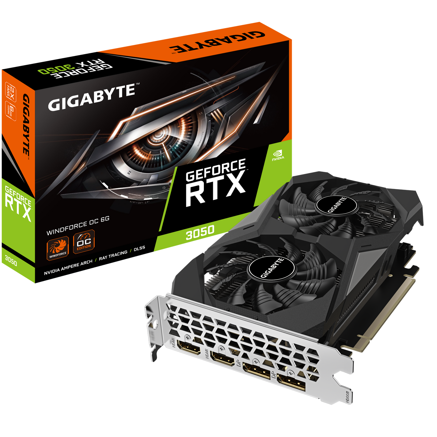 Gigabyte 3050 Windforce OC 6G