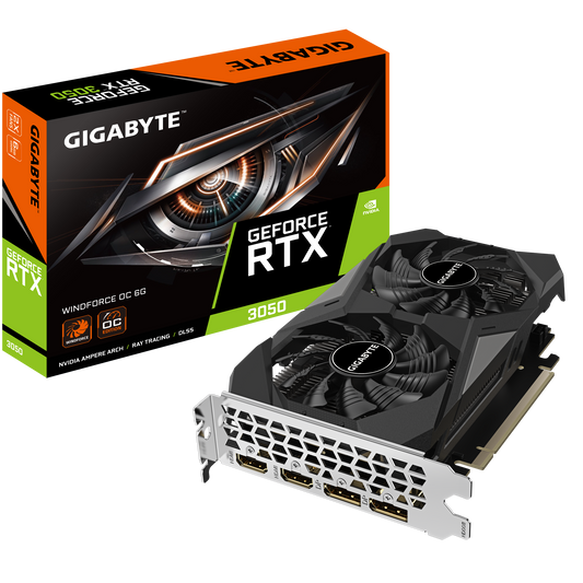 Gigabyte 3050 Windforce OC 6G