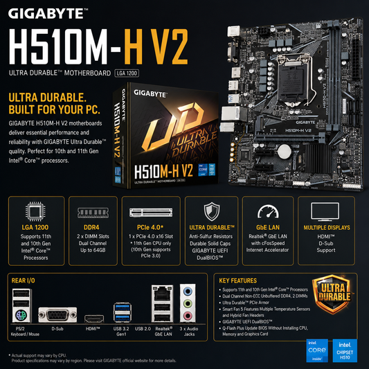 Gigabyte H510M-H V2 (H510M-H)