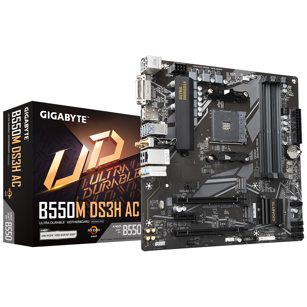 Gigabyte B550M DS3H AC WIFI