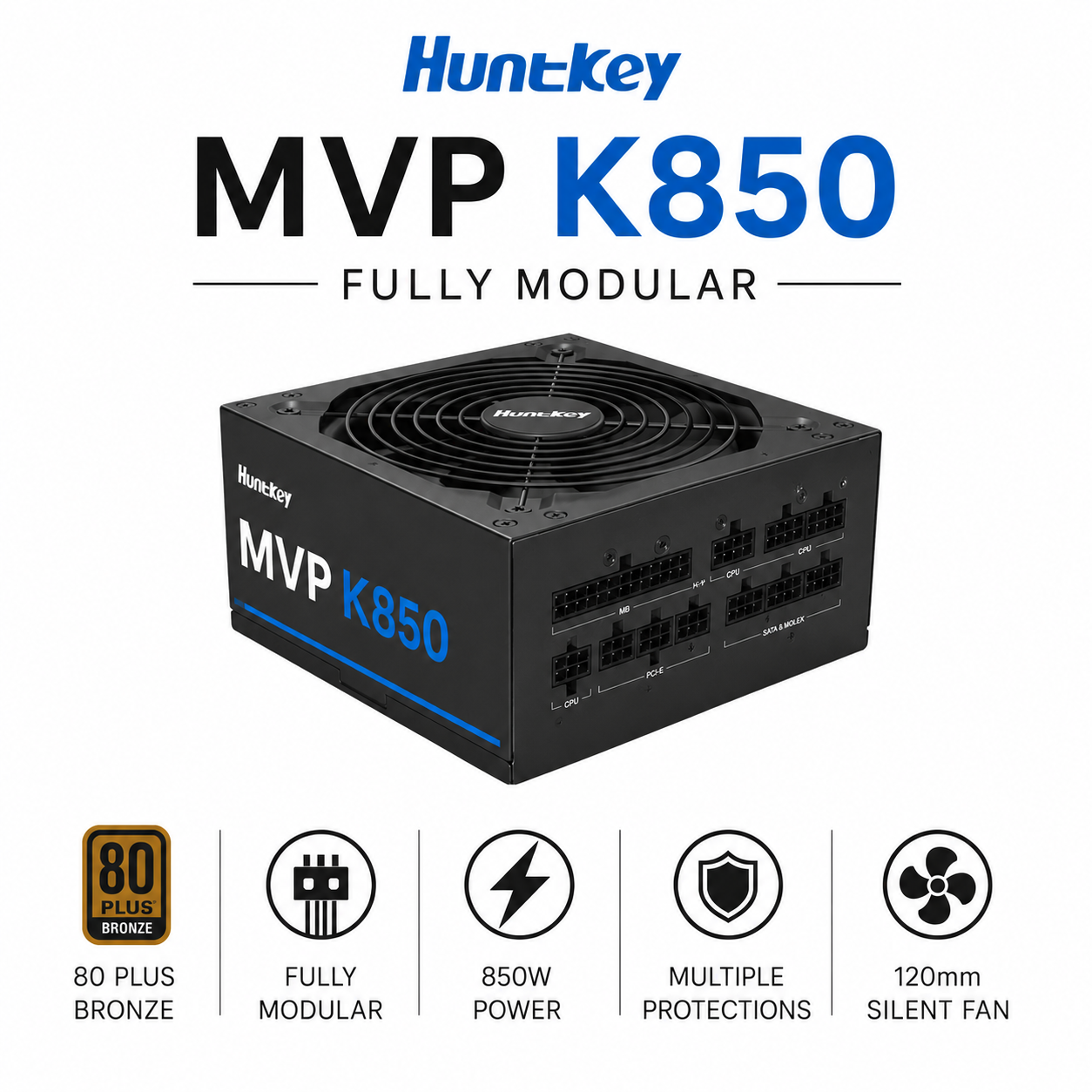 Huntkey MVP K850 Fully Modular (MVP-K850)