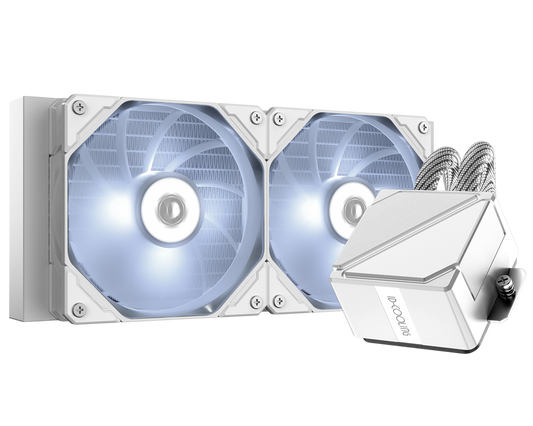 IDCOOLING Dashflow 240 Basic White ARGB Liquid Cooler - White