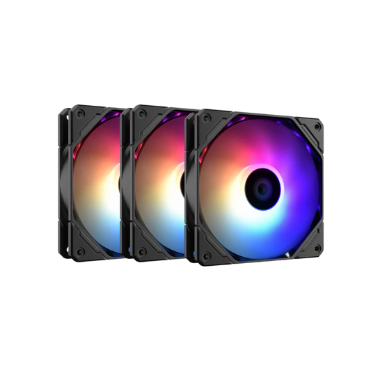 IDCOOLING TF-12025 aRGB Pro Trio Black, Daisy chain