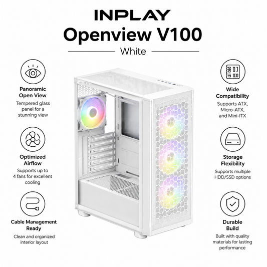 INPLAY Openview V100 - White (OPENVIEW-V100-WHITE)