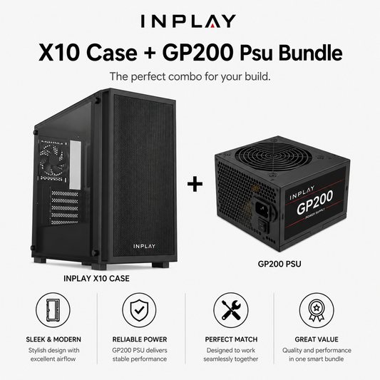 INPLAY X10 Case + GP200 Psu Bundle (X10-GP200-BUNDLE)