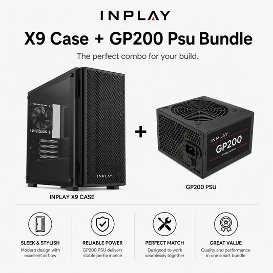 INPLAY X9 Case + GP200 Psu Bundle (X9-GP200-BUNDLE)