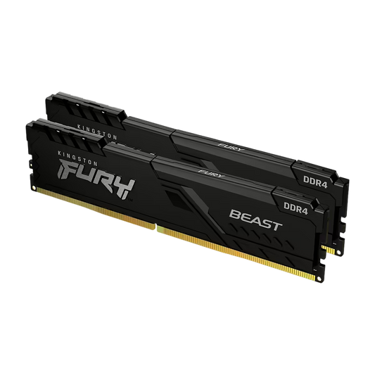 KINGSTON 16GB DUAL 3200MT/s DDR4 CL16 DIMM FURY Beast Black