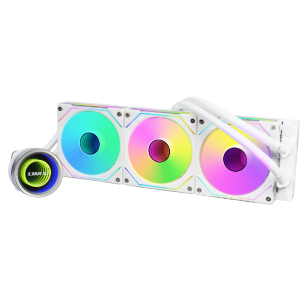 Lian Li Galahad II Trinity 360 SL-INF White - 2.88" LCD Screen (480x480 Res)