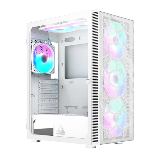 MONTECH X3 Mesh TG Case - White