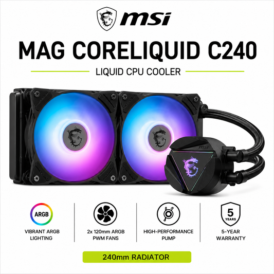 MSI MAG CORELIQUID C240 (MAG-CORELIQUID-C240)