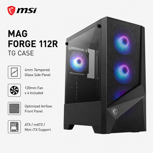MSI MAG FORGE 112R TG CASE (MAG-FORGE-112R)