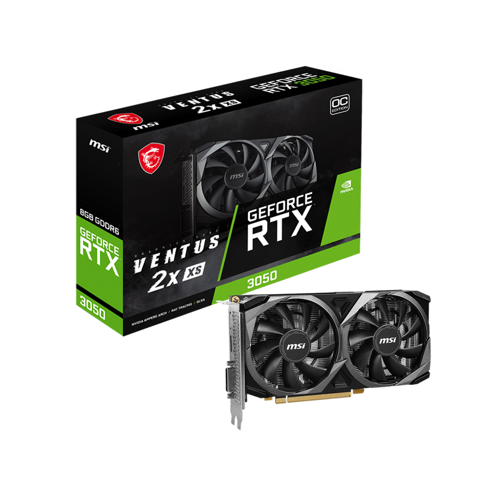 MSI GeForce RTX 3050 VENTUS 2X XS 8G OC