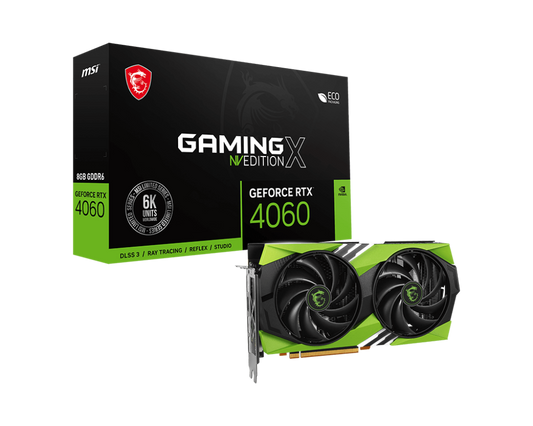 MSI GeForce RTX 4060 Gaming X NV Edition 8G