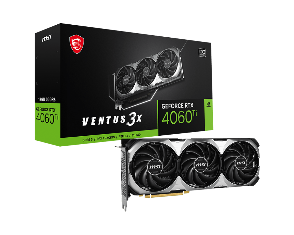 MSI GeForce RTX 4060 Ti Ventus 3X 16G OC