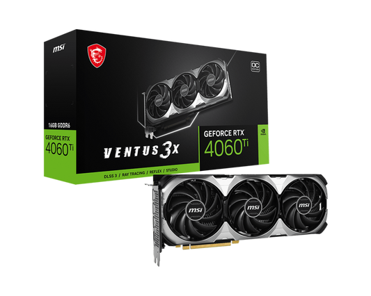 MSI GeForce RTX 4060 Ti Ventus 3X 16G OC