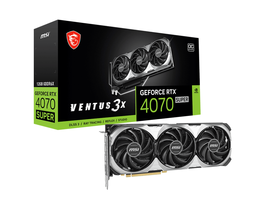 MSI GeForce RTX 4070 Super 12G Ventus 3X OC