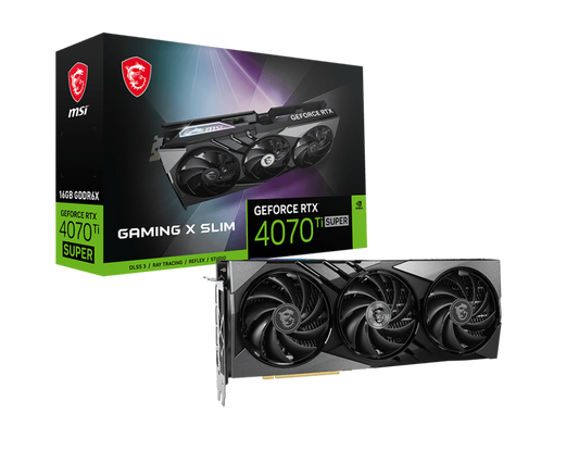 MSI GeForce RTX 4070 Ti Super 16G Gaming X Slim