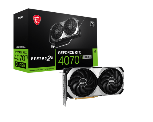 MSI GeForce RTX 4070 Ti Super 16G Ventus 2X OC