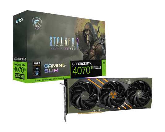 MSI GeForce RTX 4070 Ti Super Gaming Slim Stalker 2 Edition