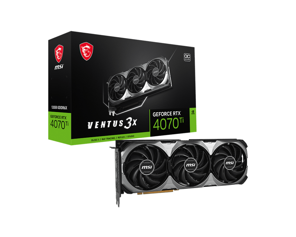 MSI GeForce RTX 4070 Ti Ventus 3XE1 12G OC