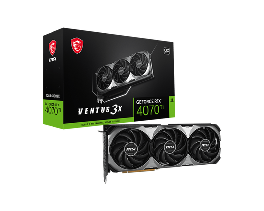 MSI GeForce RTX 4070 Ti Ventus 3XE1 12G OC