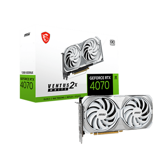 MSI GeForce RTX 4070 Ventus 2X White 12G OC
