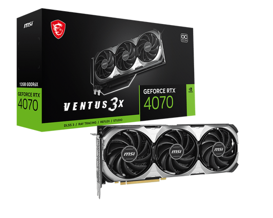 MSI GeForce RTX 4070 Ventus 3X E 12G OC