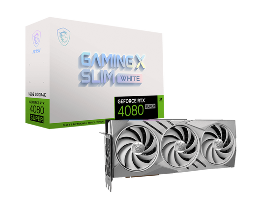 MSI GeForce RTX 4080 Super 16G Gaming X Slim White