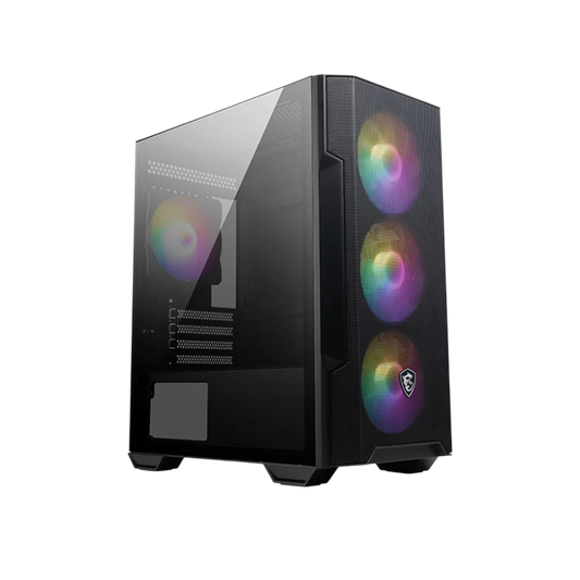 MSI MAG FORGE M100R TG CASE W/4 ARGB FANS