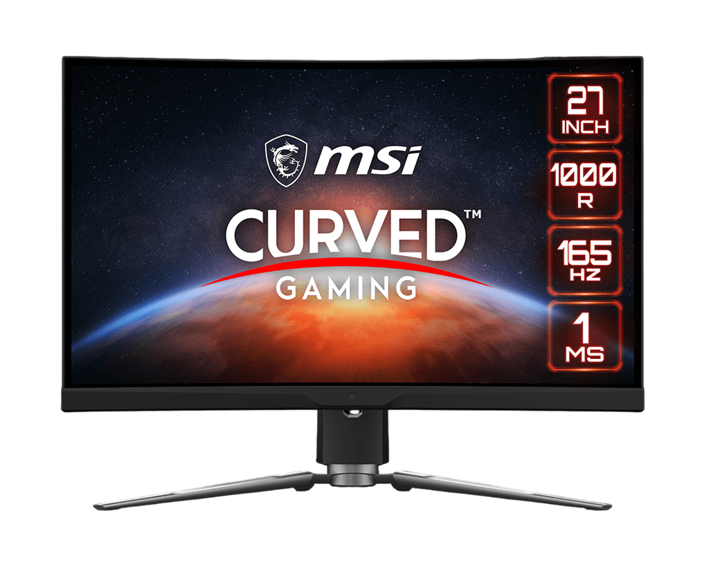 MSI MPG ARTYMIS QD VA 2560 x 1440 (WQHD) 165Hz 1ms (MPRT) 1x DP(1.2a) 2x HDMI(2.0b) 1x USB Type C (DP alt mode Type C with PD : 5V/3A) with USB 2.0 function