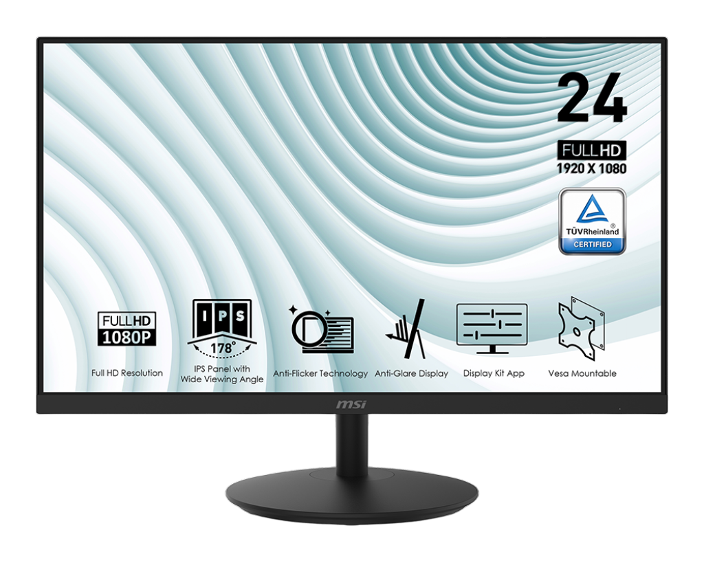 MSI PRO 23.8" FHD IPS 75Hz 5ms Monitor