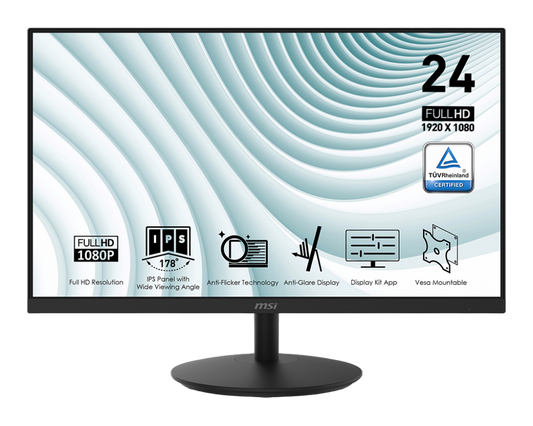 MSI PRO 23.8" FHD IPS 75Hz 5ms Monitor