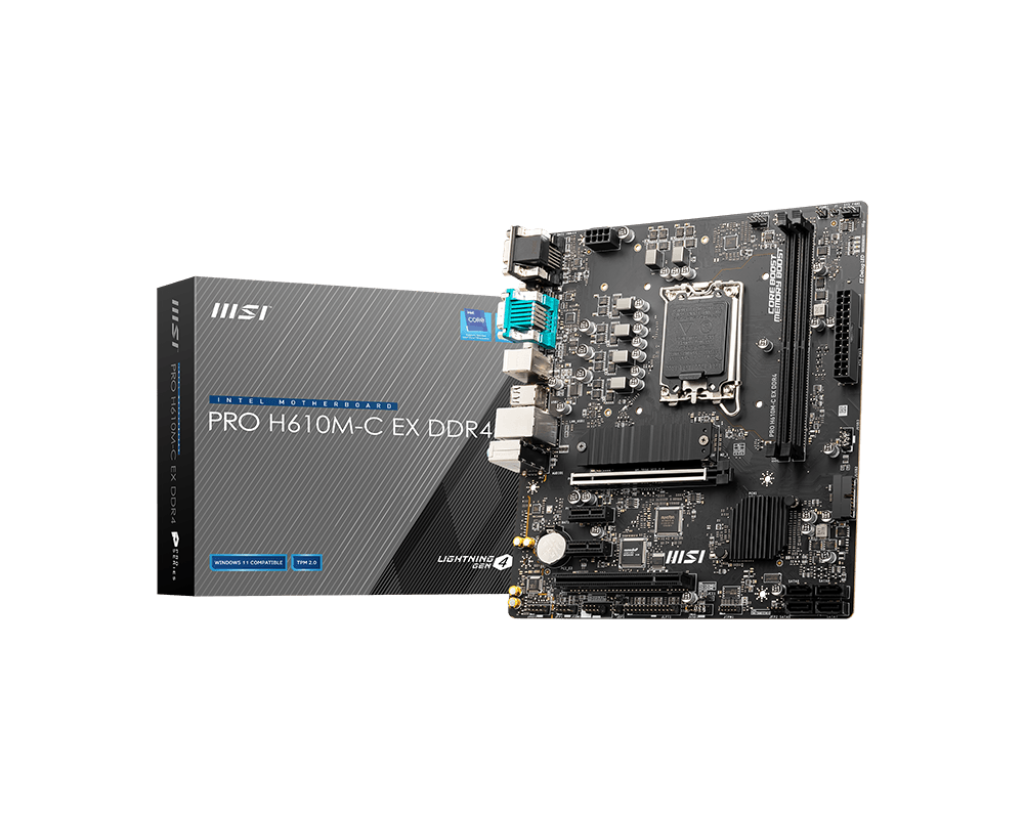MSI PRO H610M C EX (LGA1700 socket) DDR4