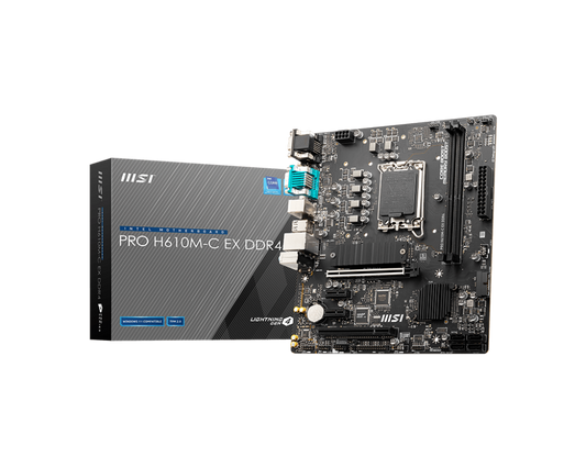 MSI PRO H610M C EX (LGA1700 socket) DDR4